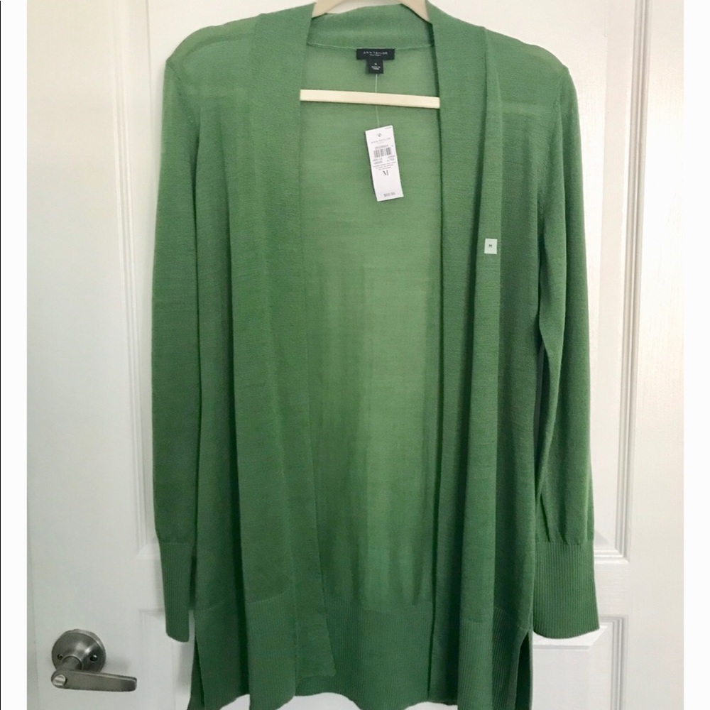 Ann Taylor Open Front Cardigan
